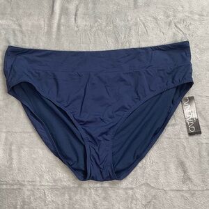 Catalina Swim Bikini Bottom 3X Womens NWT Midnight Blue